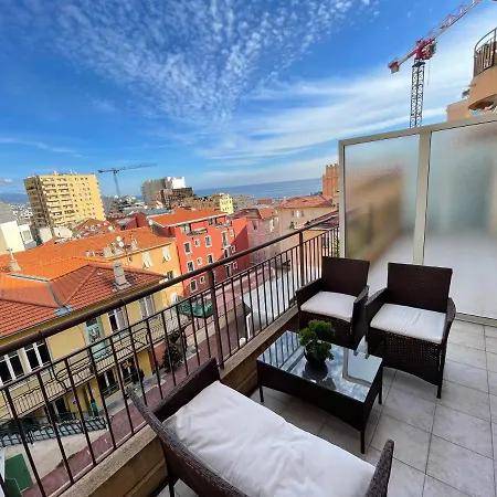 Nice Renting - Curie - Luxury Terrace Sea View Princely Palace - Odeon Tower - Ac - Fully Equipped